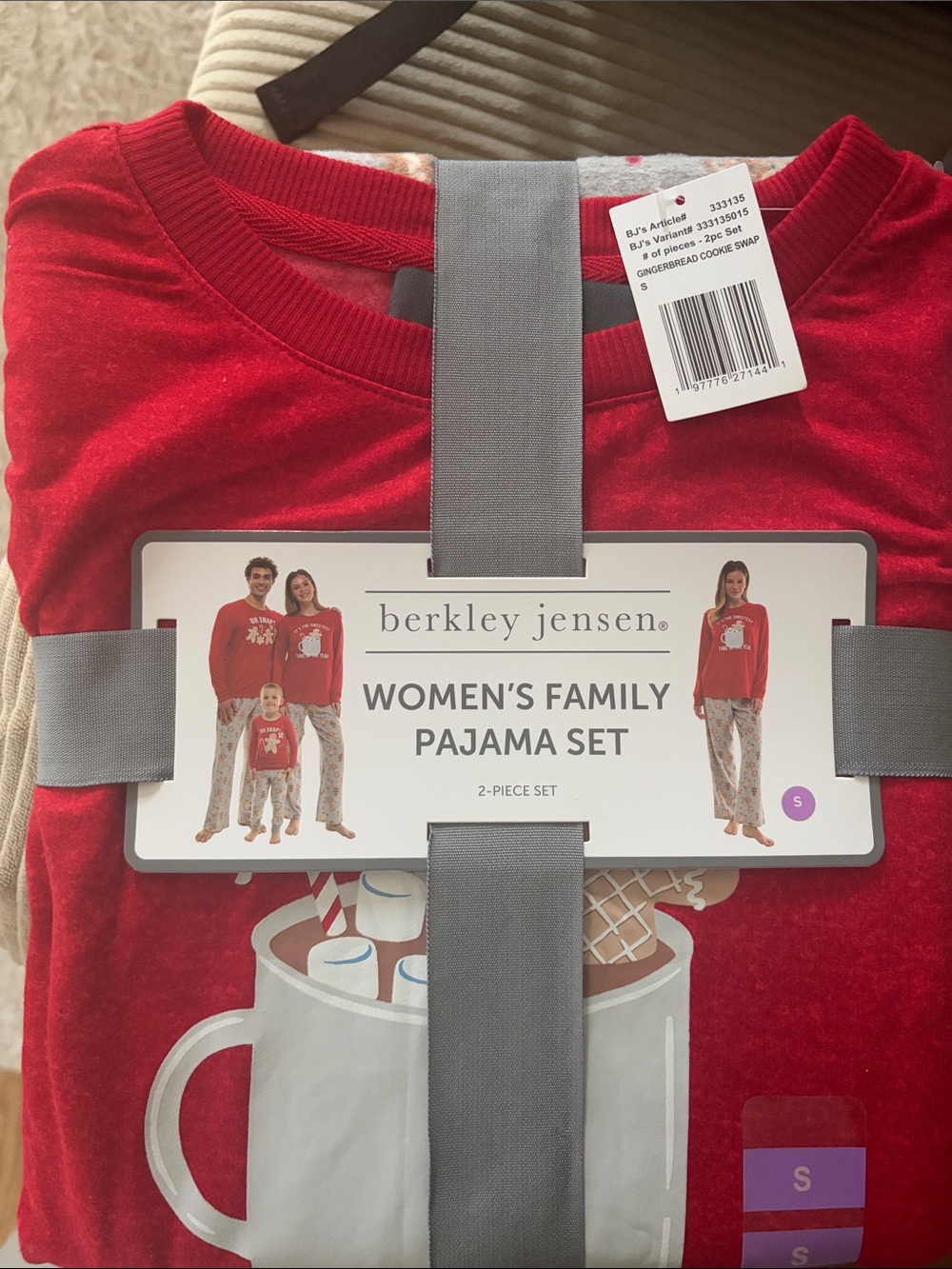 Berkley Jensen Women's Family Pajama Set - Red